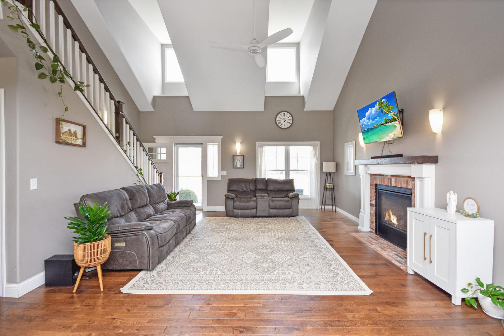 3638 Napa Lane Normal, IL 61761 - Photo 5 of 53 a living room with furniture and a fireplace