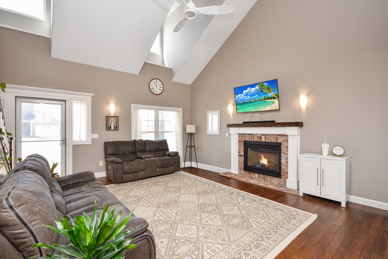 3638 Napa Lane Normal, IL 61761 - Photo 6 of 53 a living room with furniture and a fireplace