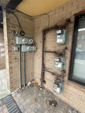 a view of a door of the house