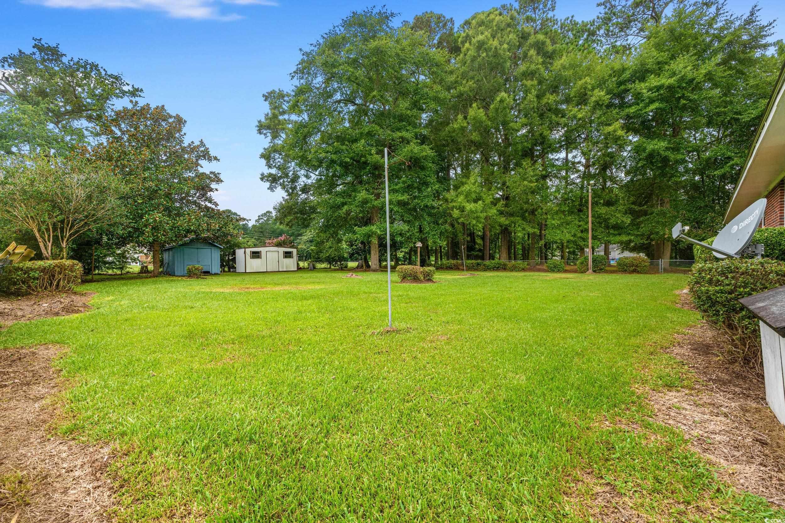 4155 Pinewood Drive Mullins, SC 29574 - Photo 26 of 33 View of grassy yard with a storage unit