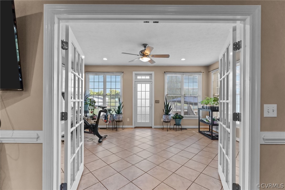 746 Mill Road King William, VA 23086 - Photo 14 of 48 Florida room with french doors and doors to the backyard