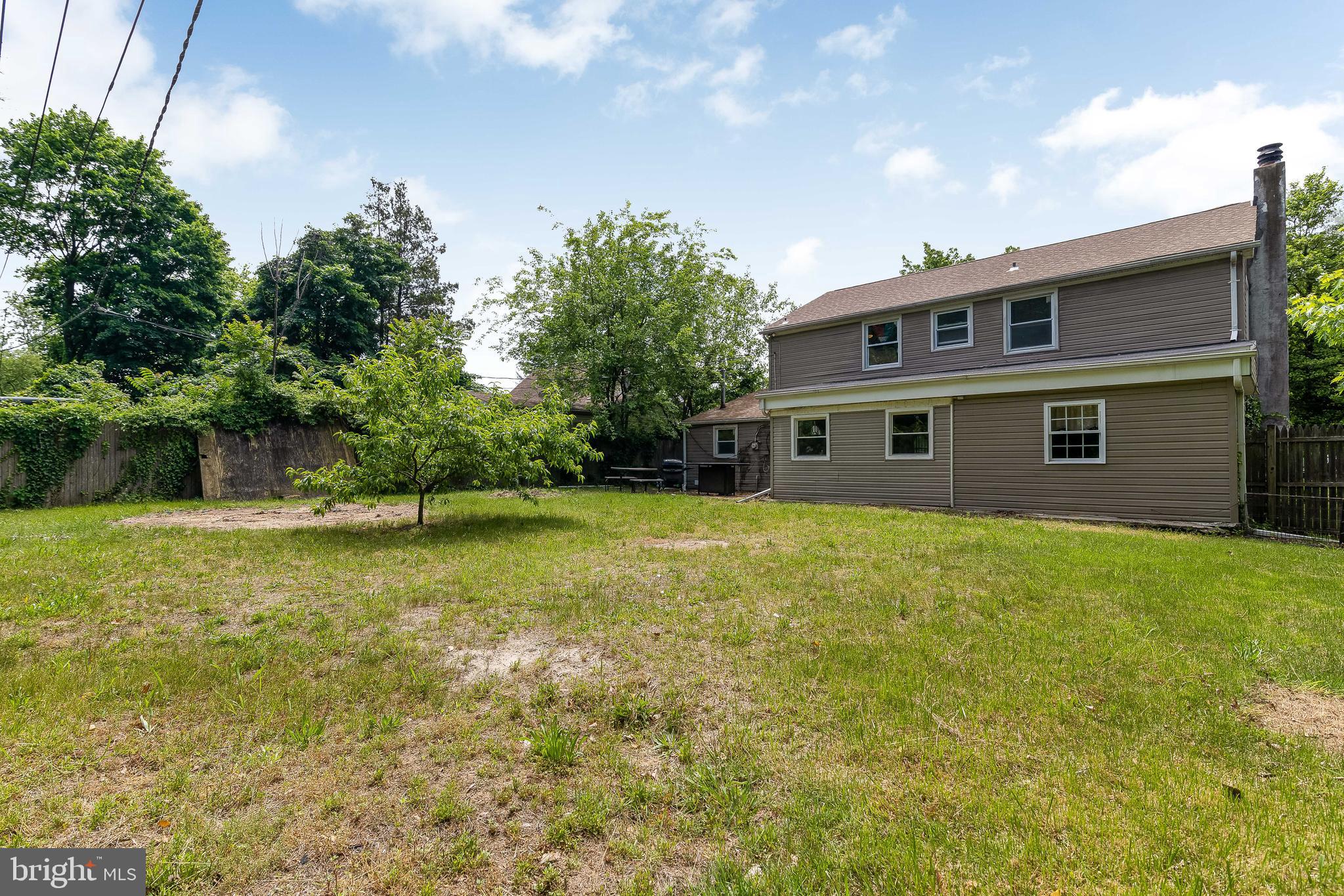 100 Pennypacker Drive Willingboro, NJ 08046 - Photo 22 of 24 backyard with peach tree