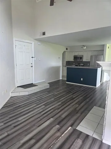 a view of kitchen and utility room