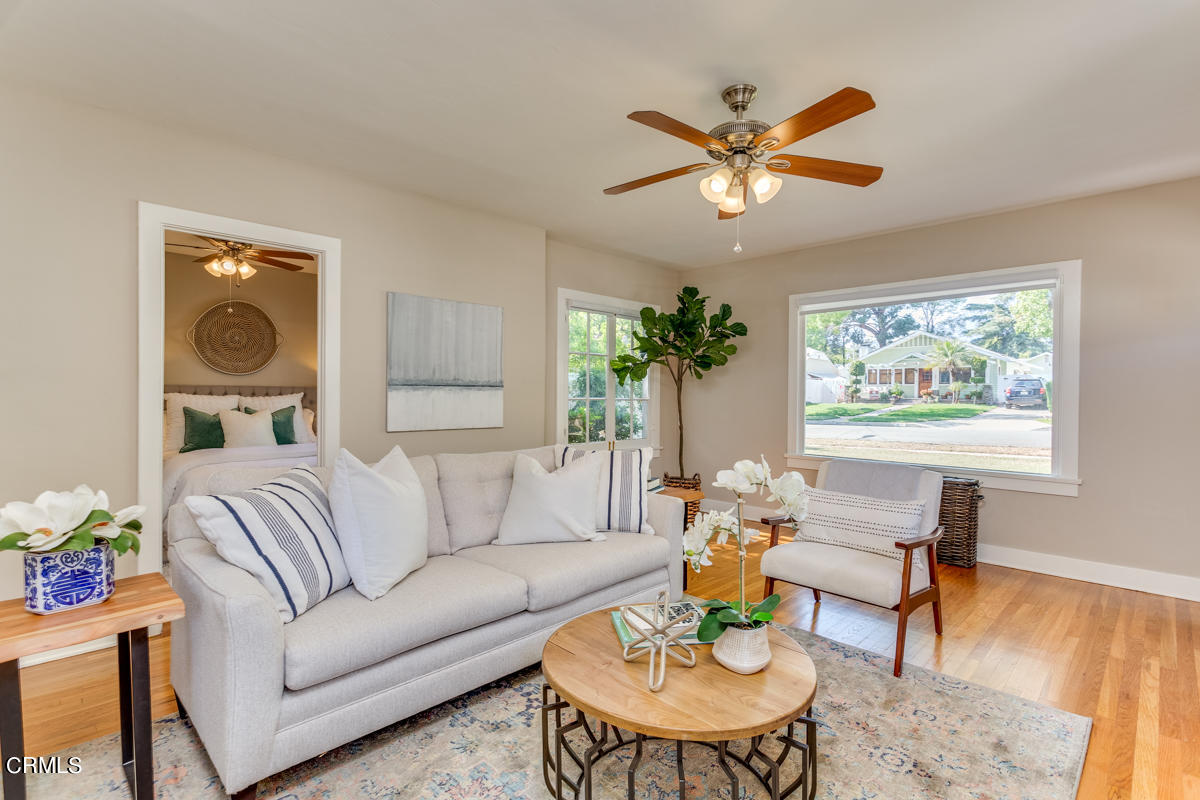 602 Atchison Street Pasadena, CA 91104 - Photo 11 of 34 a living room with furniture and a large window