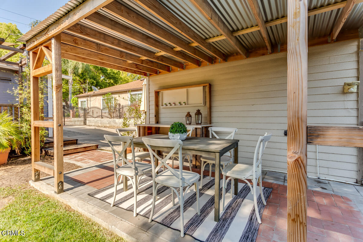 602 Atchison Street Pasadena, CA 91104 - Photo 30 of 34 a view of an outdoor space with seating area