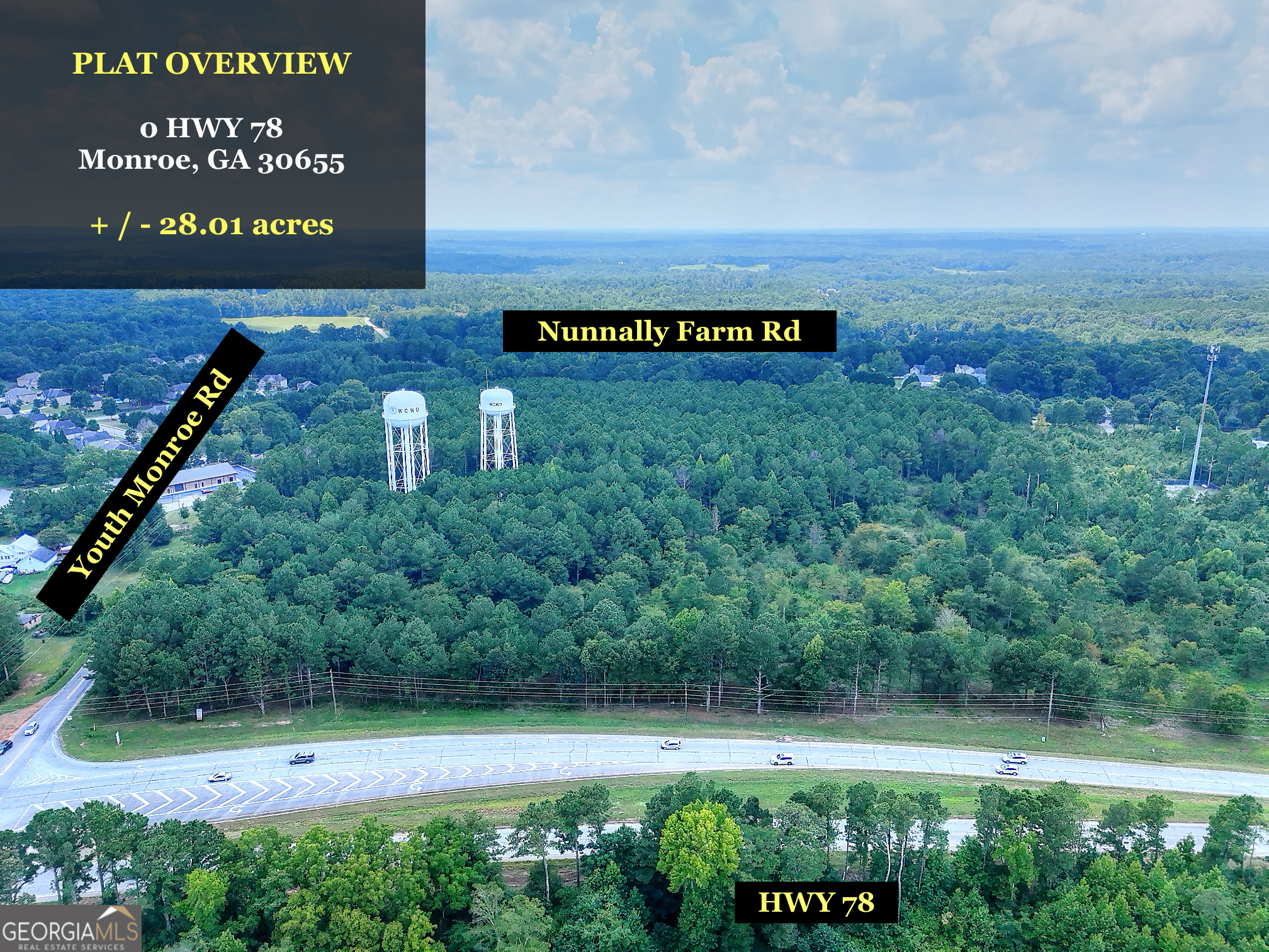 0 Highway 78 Road Monroe, GA 30655 - Photo 6 of 17 a view of a park with plants and a bench