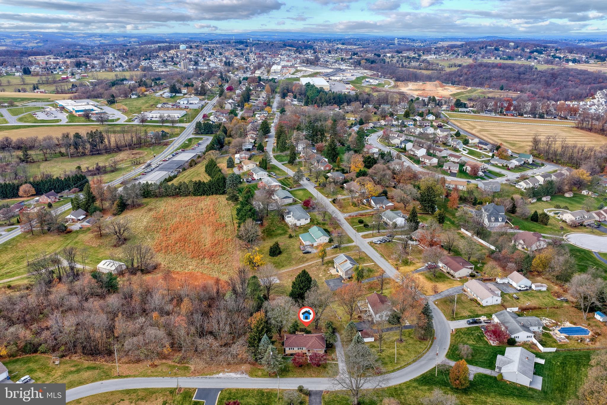 850 Jefferson Lane Red Lion, PA 17356 - Photo 74 of 82 an aerial view of residential houses with outdoor space and seating