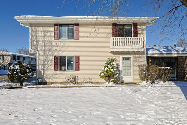 a view of a house with a patio
