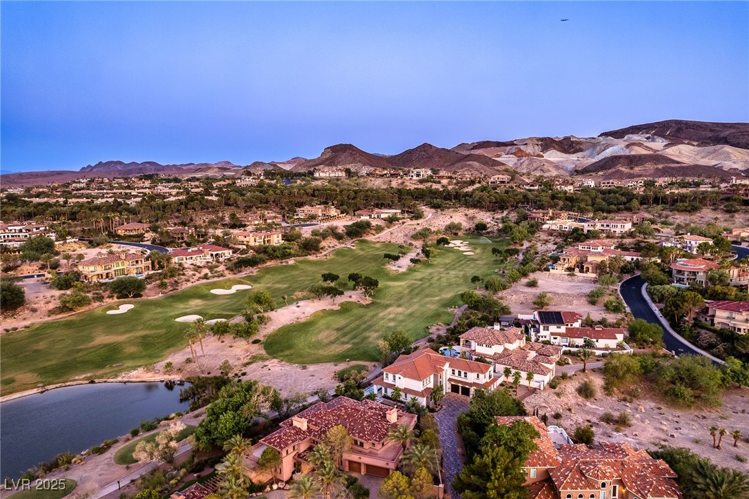 12 Via Modena Court Henderson, NV 89011 - Photo 2 of 47 Aerial view of residential area with a golf course