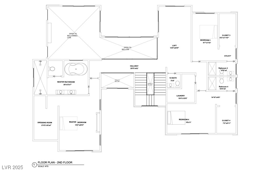12 Via Modena Court Henderson, NV 89011 - Photo 47 of 47 Floor Plan 2nd Floor