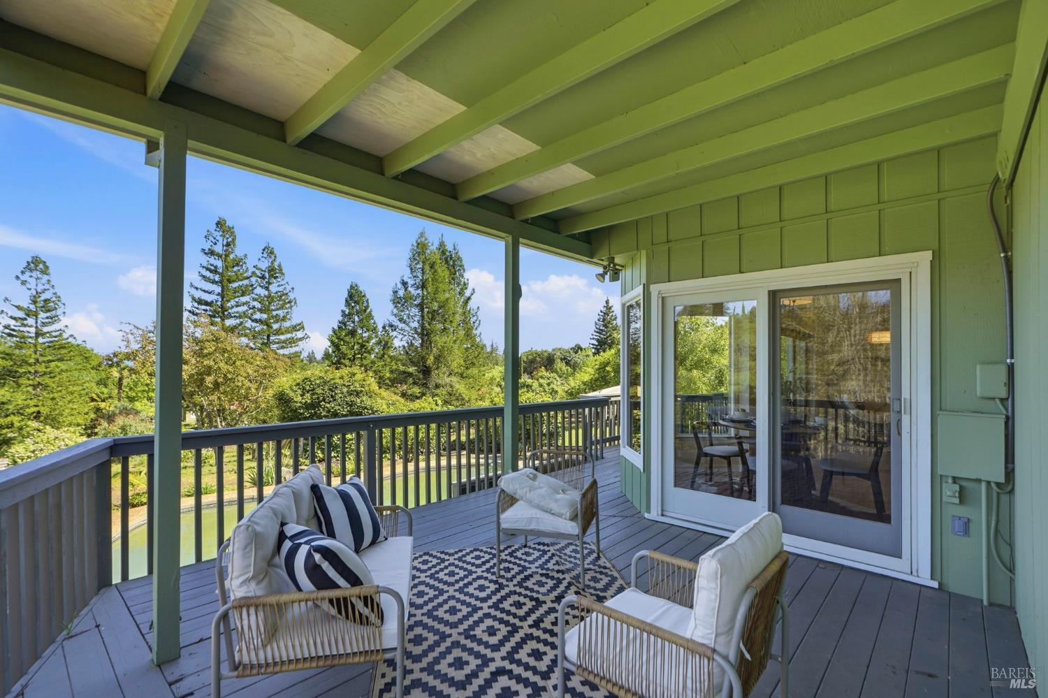 5851 Vine Hill Road Sebastopol, CA 95472 - Photo 18 of 71 Private deck off off the dining space with easy pool access.