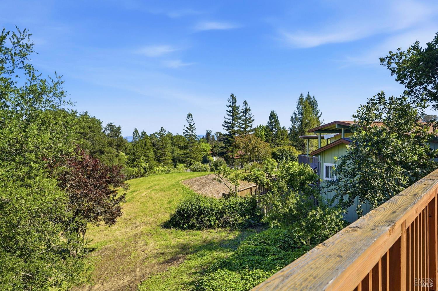 5851 Vine Hill Road Sebastopol, CA 95472 - Photo 47 of 71 Views from the private deck.