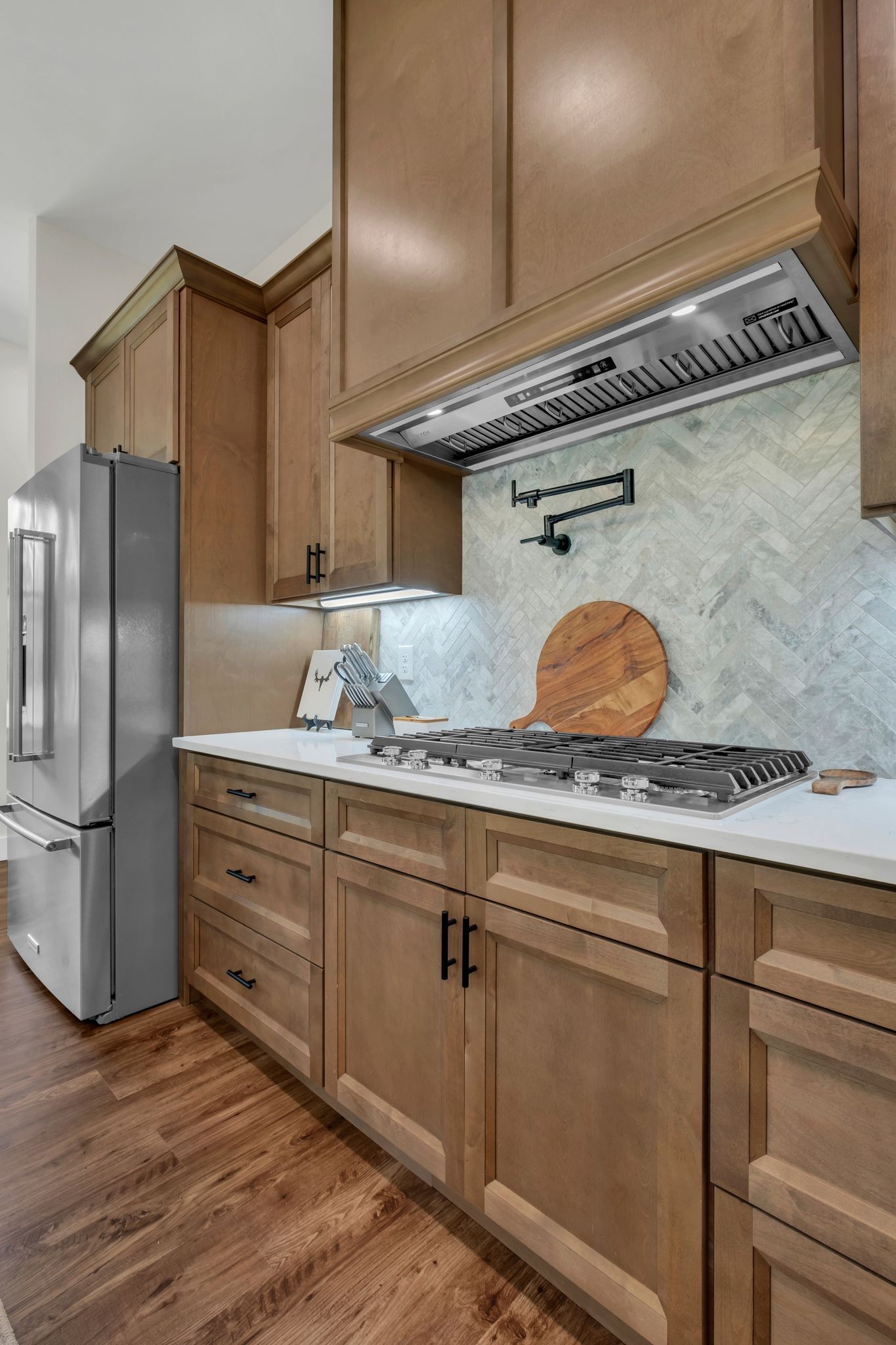 3573 Sandy Springs Road Cedar Hill, TN 37032 - Photo 23 of 87 a kitchen with granite countertop a cabinets and steel stainless steel appliances