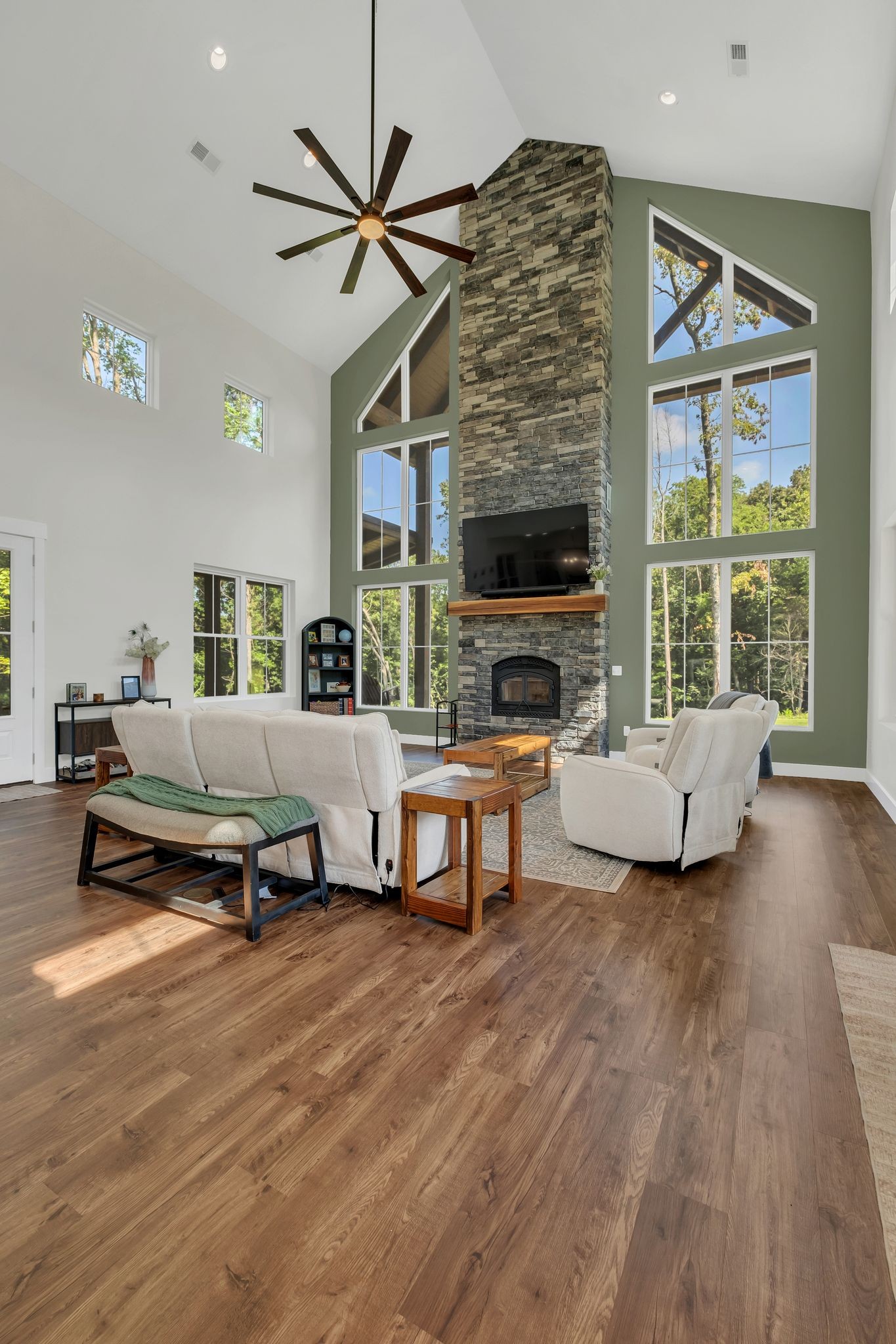 3573 Sandy Springs Road Cedar Hill, TN 37032 - Photo 9 of 87 a living room with furniture and a fireplace