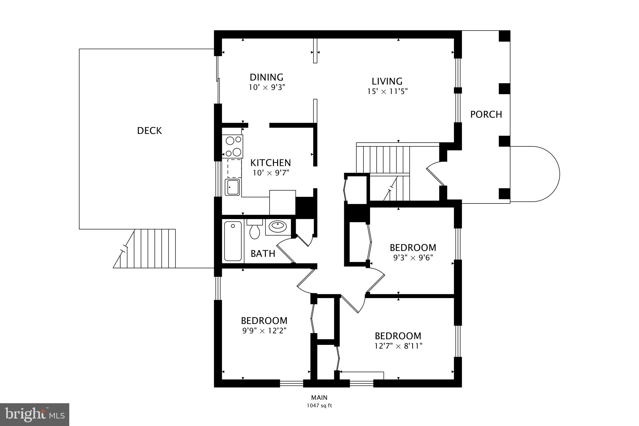 927 Fall Ridge Way Gambrills, MD 21054 - Photo 34 of 34 Main Level Floor Plan