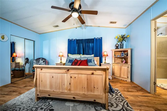 aerial view of a house with lake view