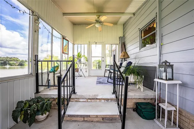 a house view with a outdoor space