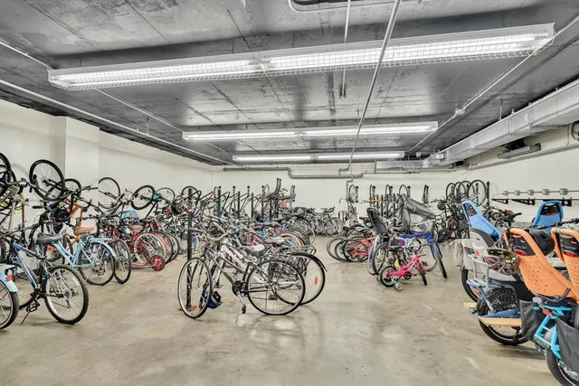 a view of bike storage
