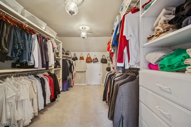 a living room with a window