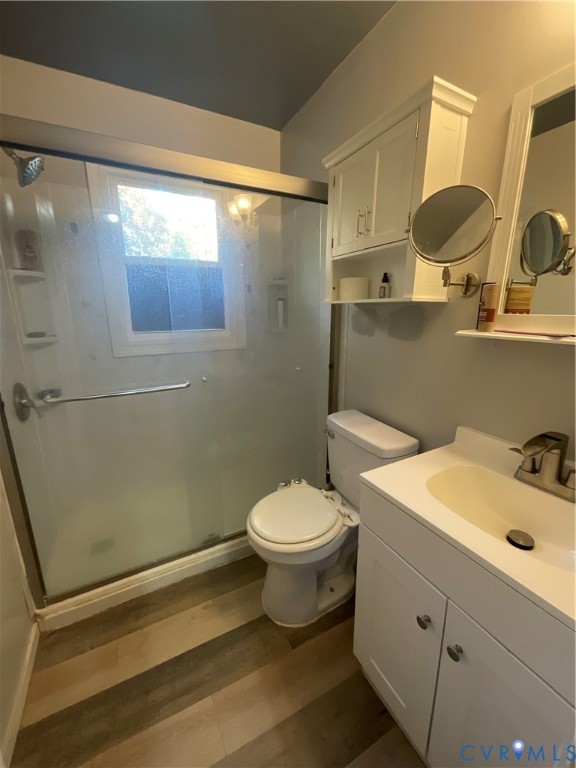 30 Custis Millpond Road West Point, VA 23181 - Photo 9 of 22 Full bathroom featuring a walk-in shower stall, LV