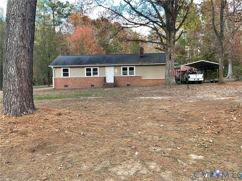 30 Custis Millpond Road West Point, VA 23181 - Photo 18 of 22 Ranch-style house featuring crawl space, a detache