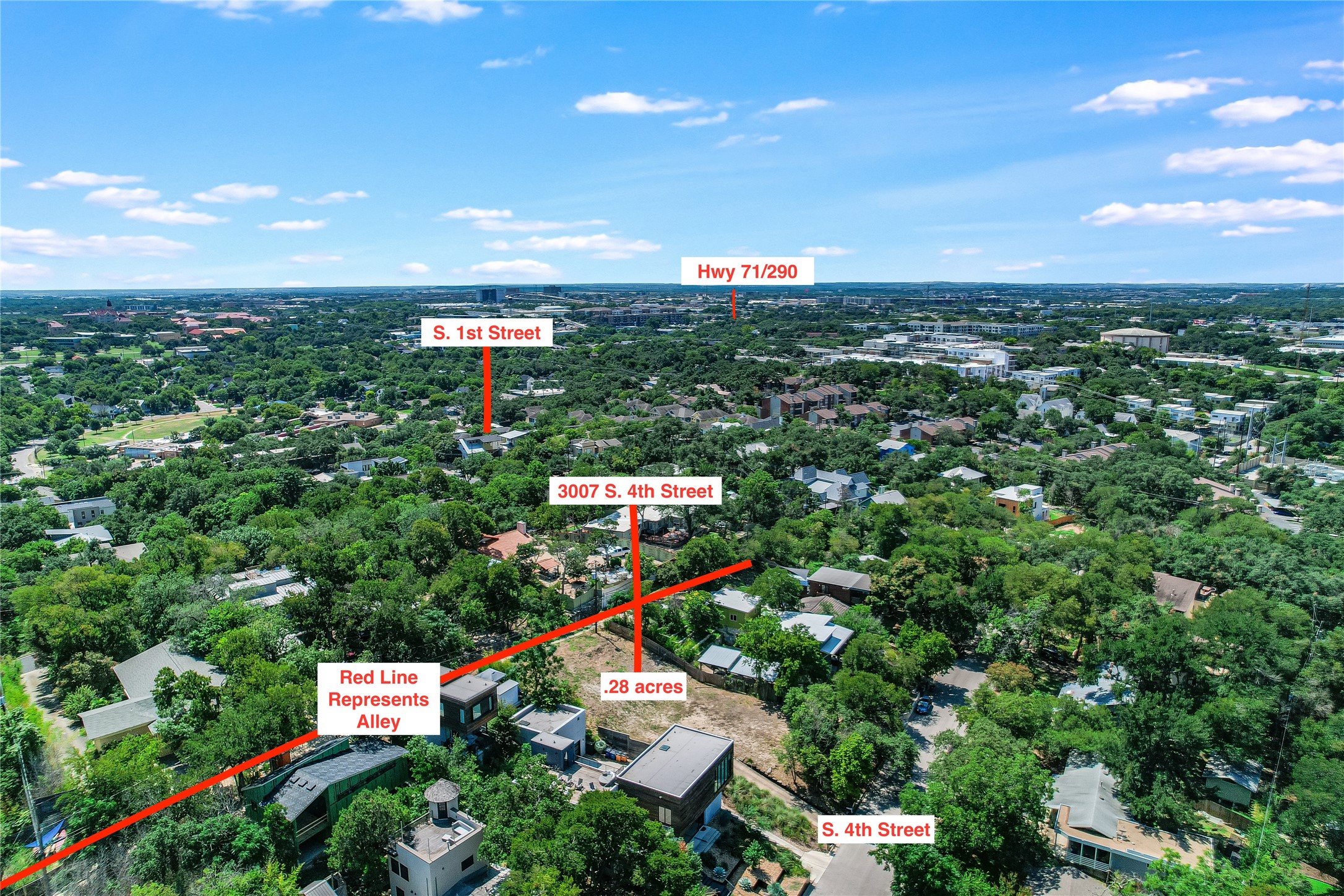 3007 South 4th Street Austin, TX 78704 - Photo 4 of 16 a picture of city view