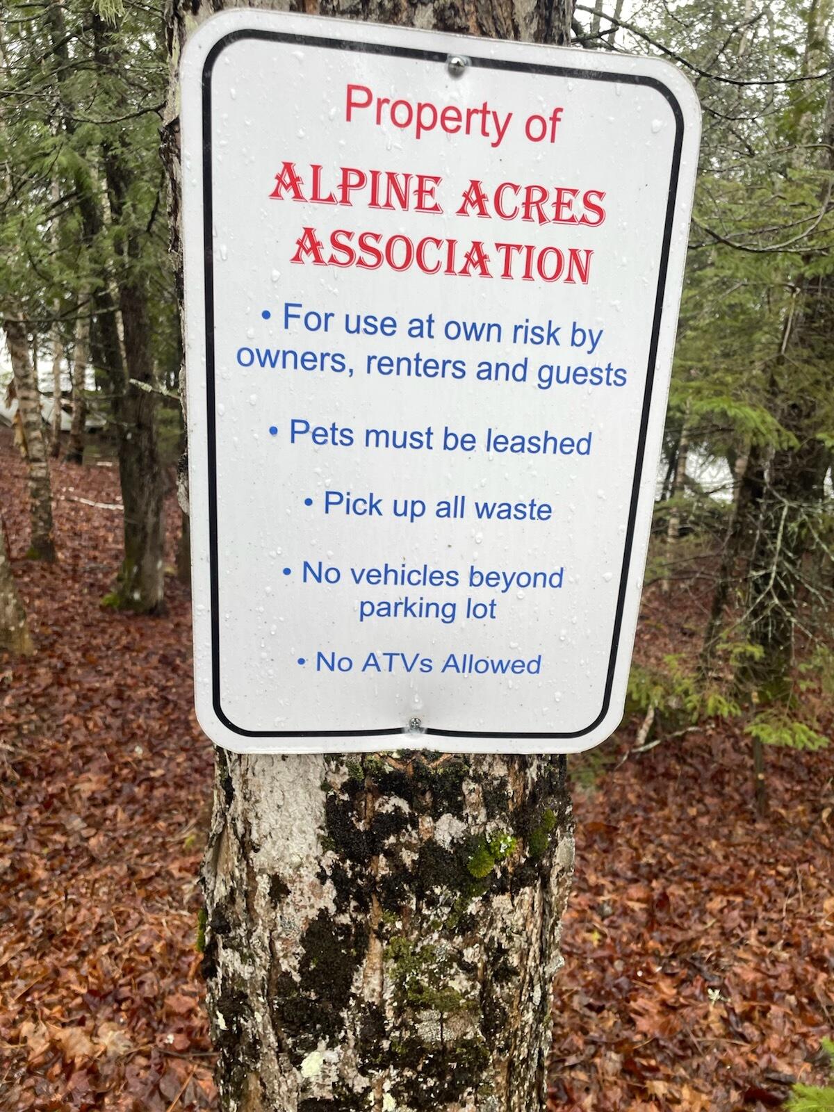 11 Amber Road Rangeley, ME 04970 - Photo 7 of 7 Rapoza-AAA-sign