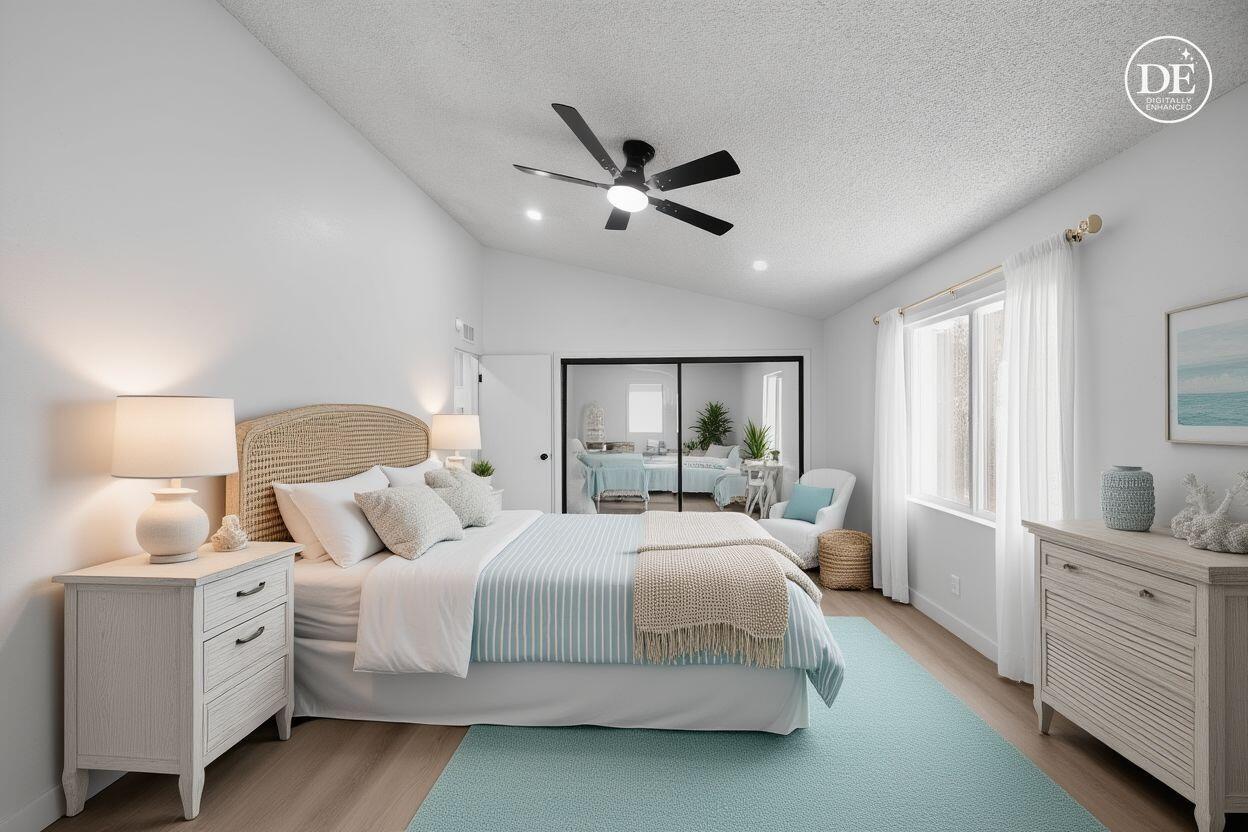 15181 Van Buren Boulevard, Unit 102 Riverside, CA 92504 - Photo 20 of 29 a bedroom with bed and window