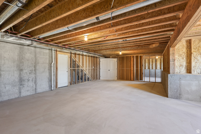 1139 South 4475 West West Point, UT 84015 - Photo 28 of 33 View of unfinished basement