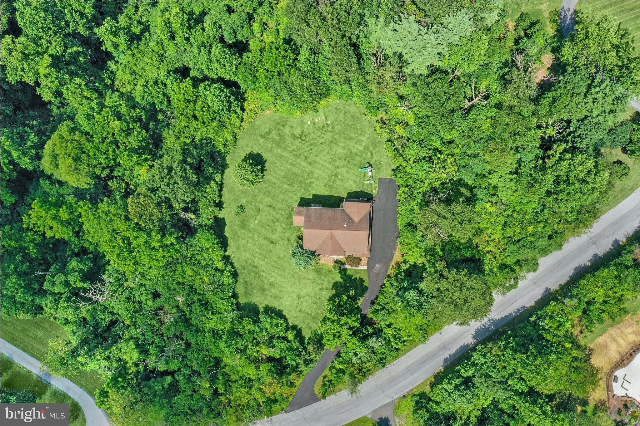 2 Forest Road Mohnton, PA 19540 - Photo 52 of 54 an aerial view of a house with a yard