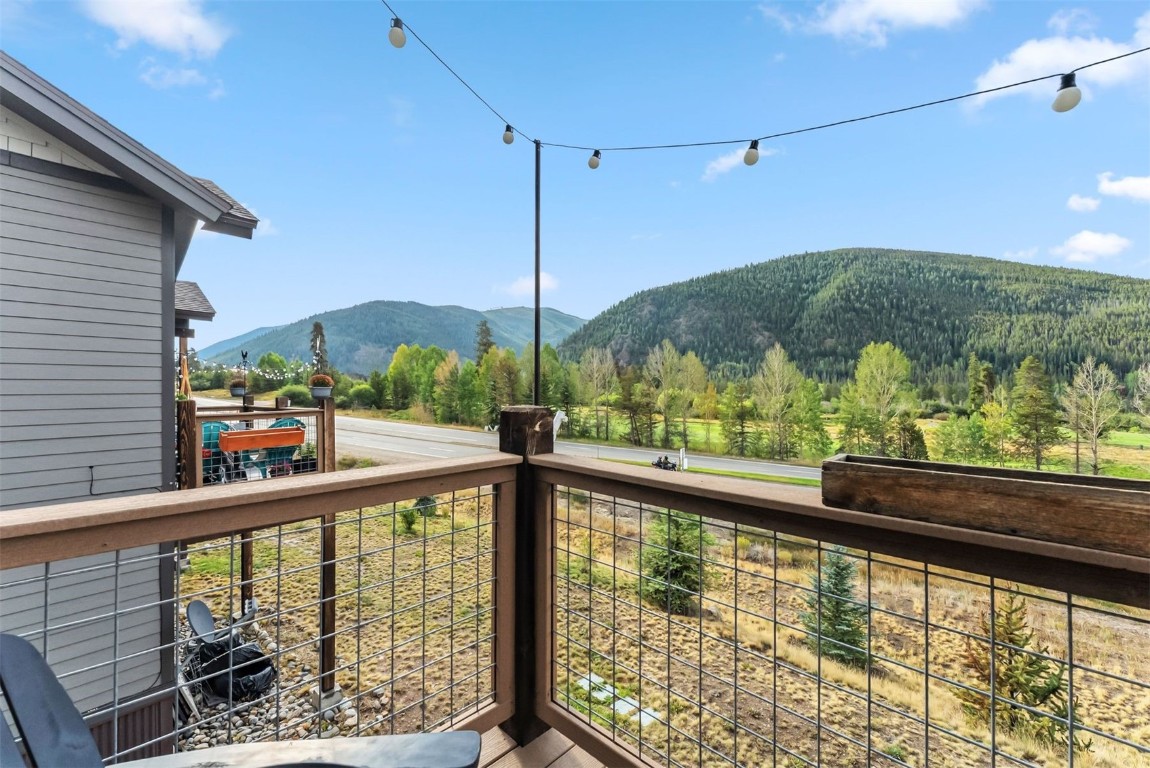 77 Wayback Drive, Unit 77 Keystone, CO 80435 - Photo 30 of 35 a view of balcony with mountain view