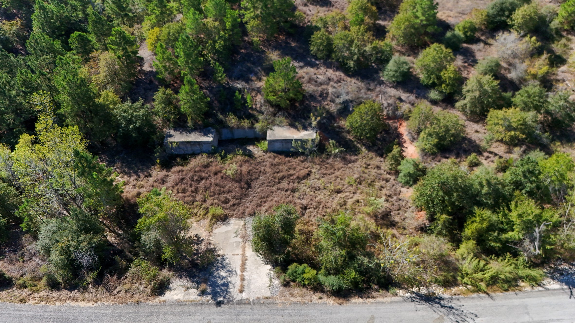 Tbd Aloha Lane Bastrop, TX 78602 - Photo 3 of 20 a view of a dry yard with plants