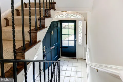 a view of front door