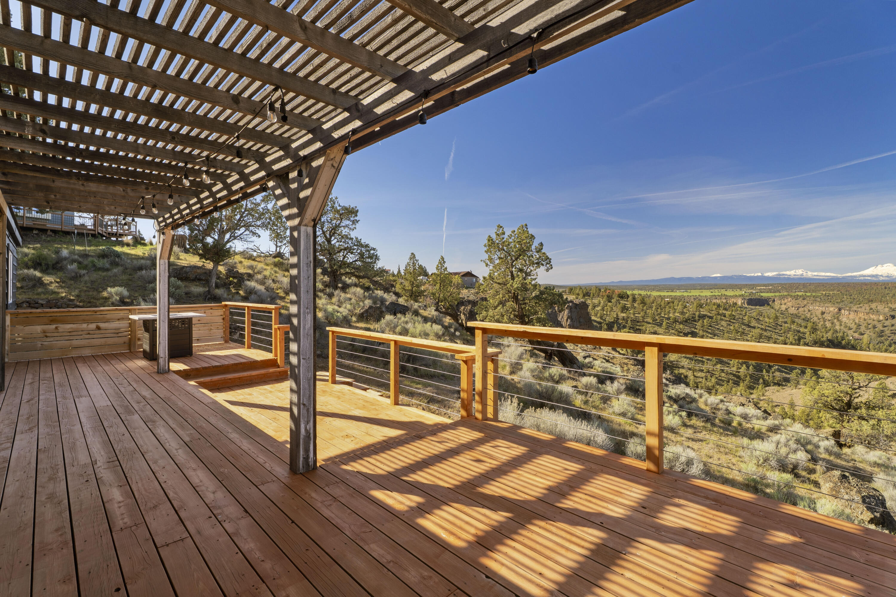 9318 Southwest Panorama Road Terrebonne, OR 97760 - Photo 28 of 45 a view of balcony with wooden floor