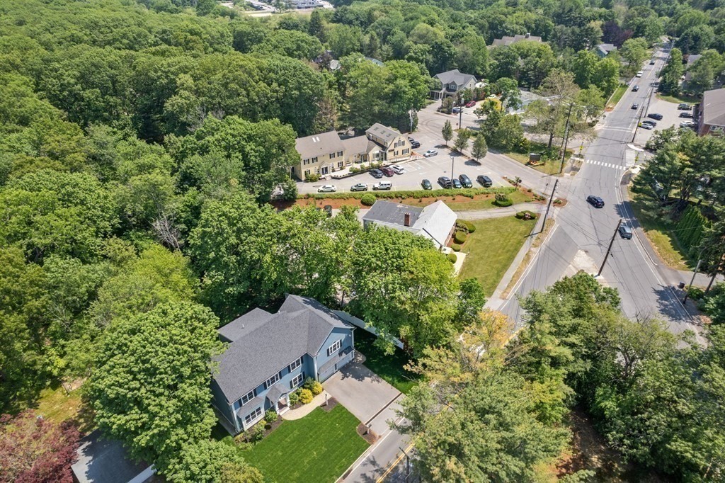 116 School Street Lexington, MA 02421 - Photo 30 of 33 an aerial view of a house with a yard
