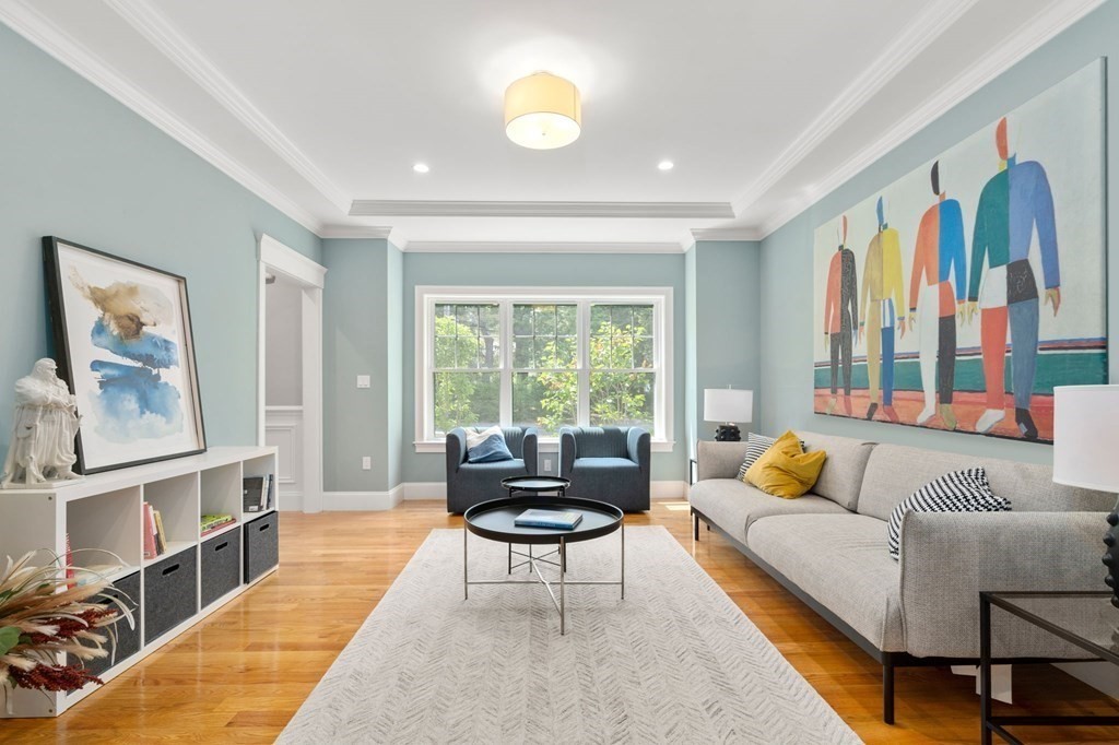 116 School Street Lexington, MA 02421 - Photo 3 of 33 a living room with furniture and a large window