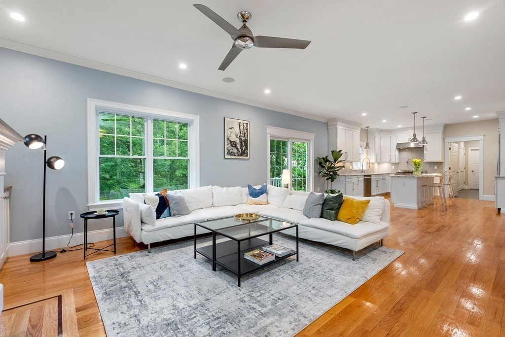 116 School Street Lexington, MA 02421 - Photo 4 of 33 a living room with furniture and a large window