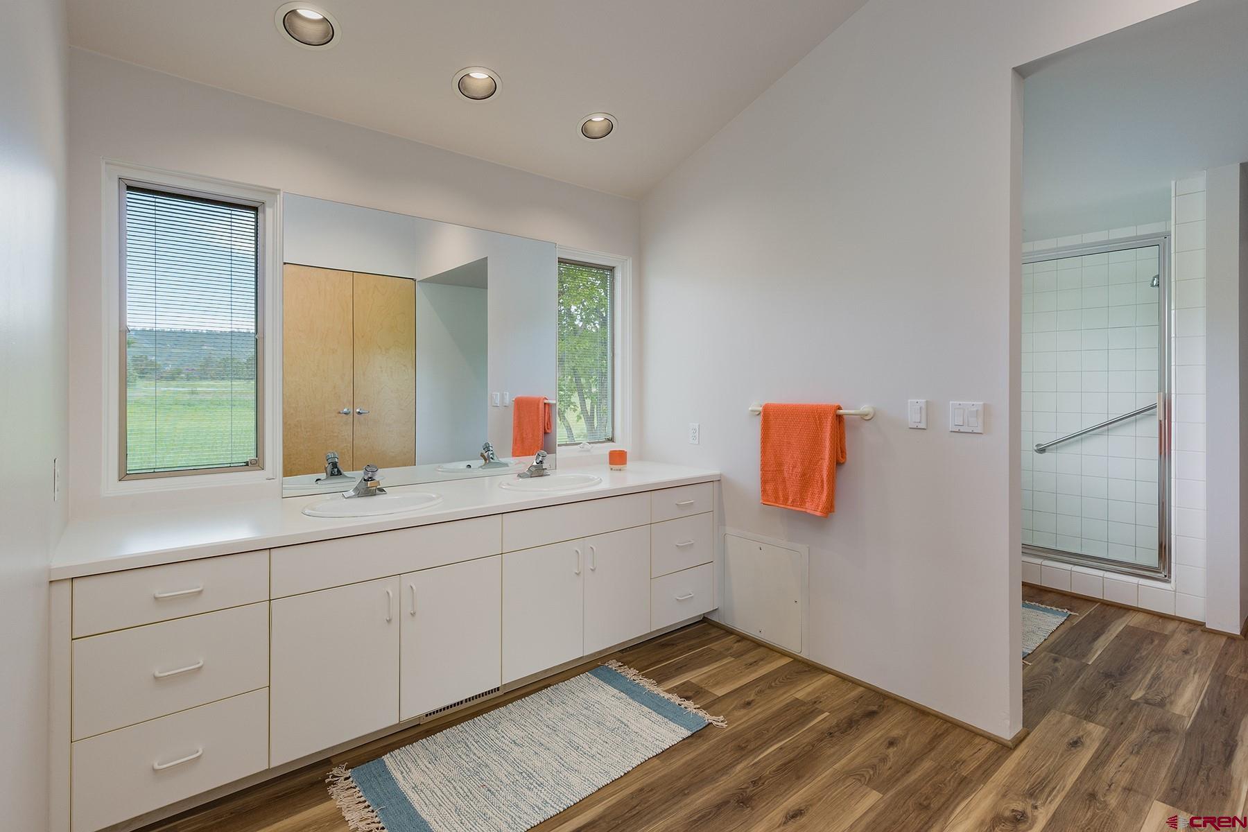 85 Blue Ridge Hesperus, CO 81326 - Photo 16 of 33 a bathroom with a sink and mirror
