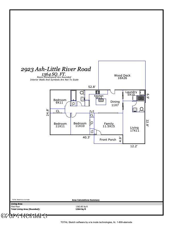 2923 Ash Little River Road Northwest Ash, NC 28420 - Photo 44 of 44 floor plan 2923