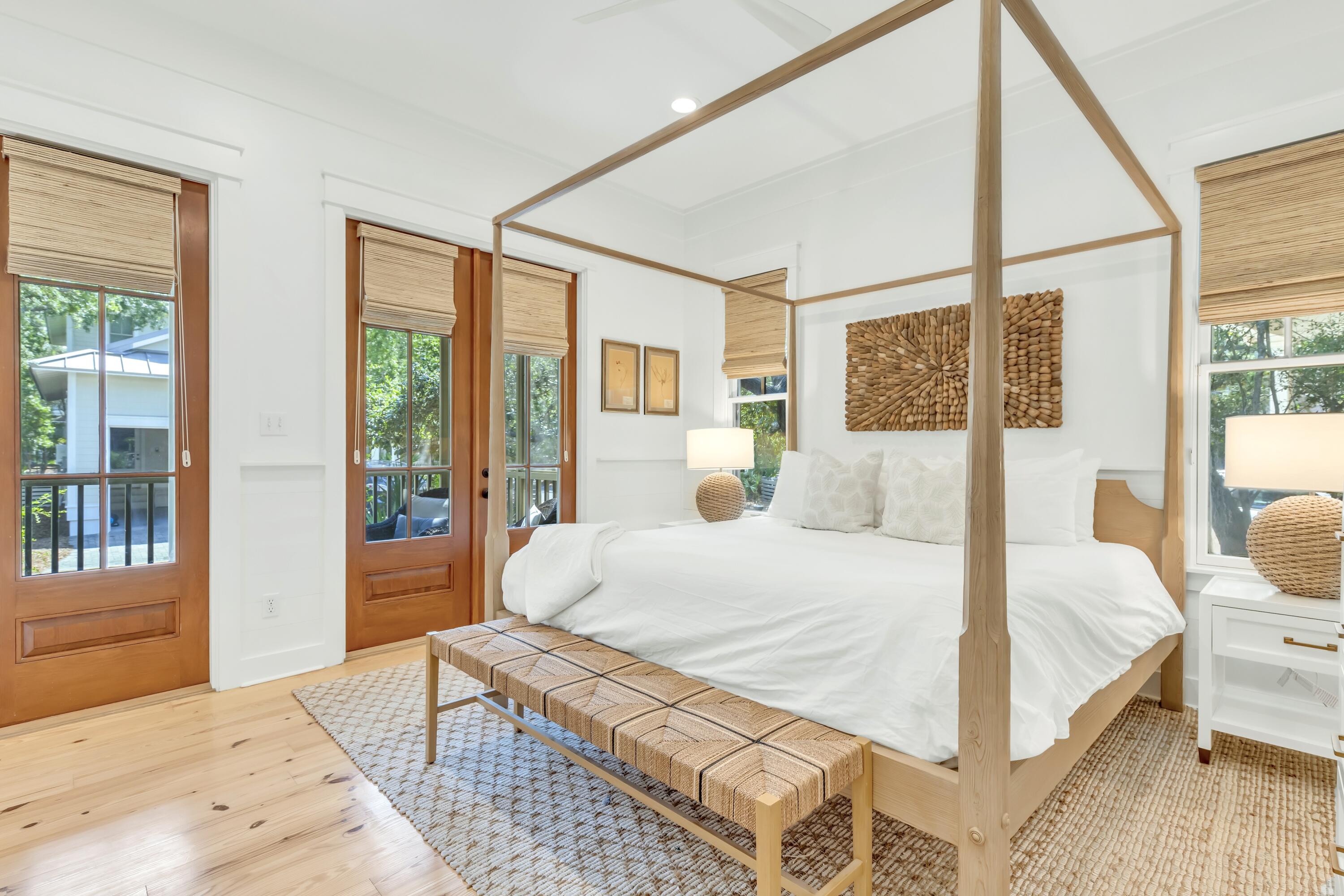 114 Sunset Ridge Lane Santa Rosa Beach, FL 32459 - Photo 20 of 90 a bedroom with a large bed and a window