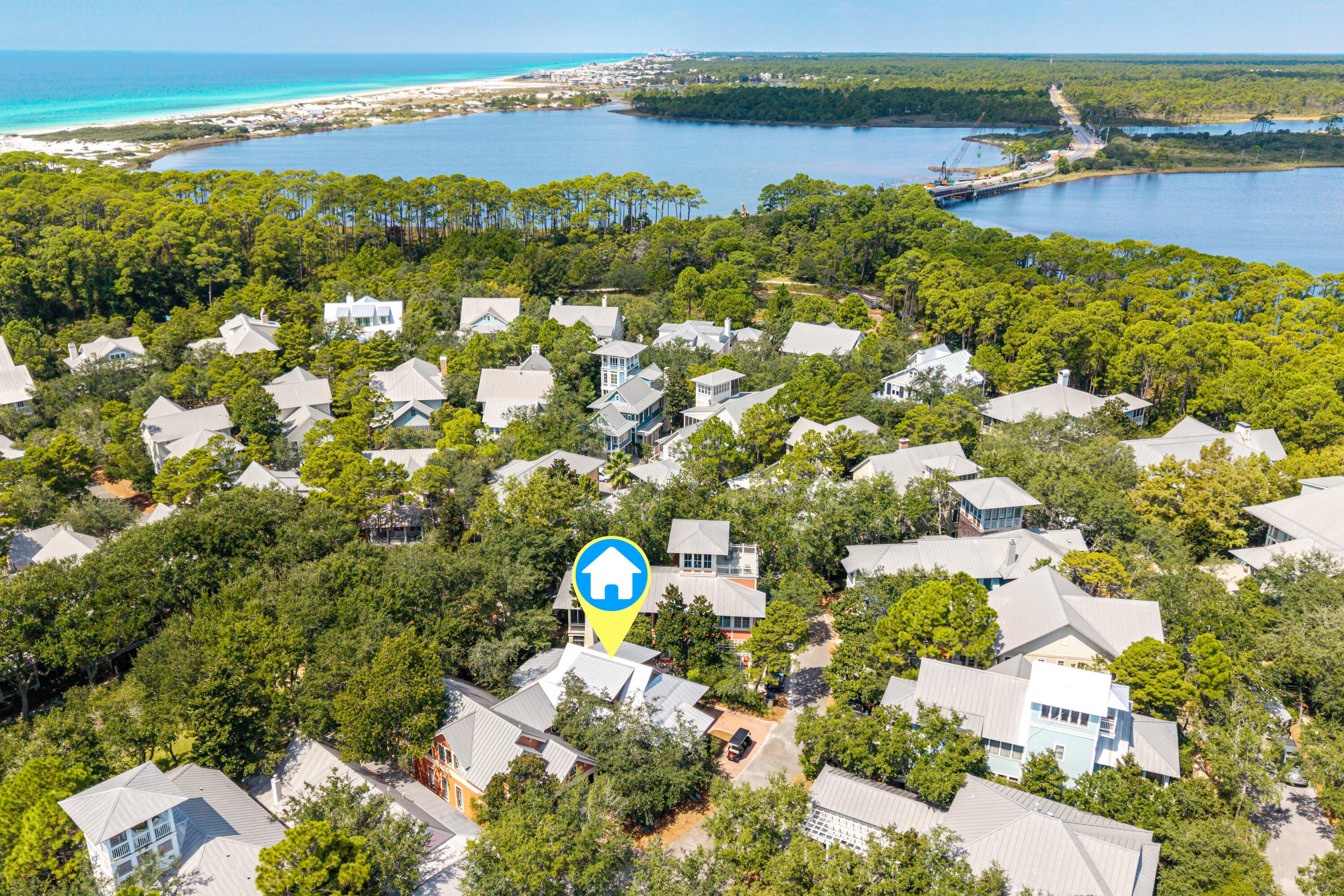 114 Sunset Ridge Lane Santa Rosa Beach, FL 32459 - Photo 52 of 90 a view of a lake with a mountain