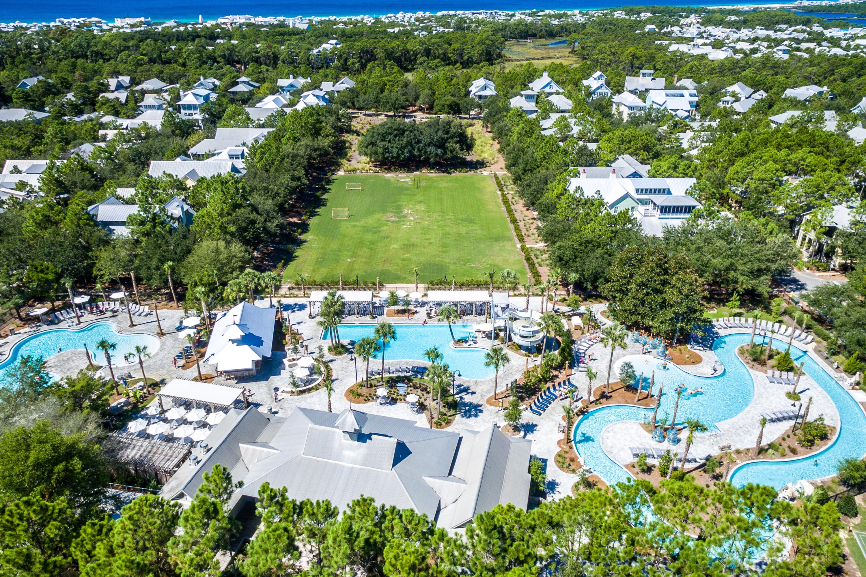 114 Sunset Ridge Lane Santa Rosa Beach, FL 32459 - Photo 75 of 90 an aerial view of residential houses with outdoor space and trees