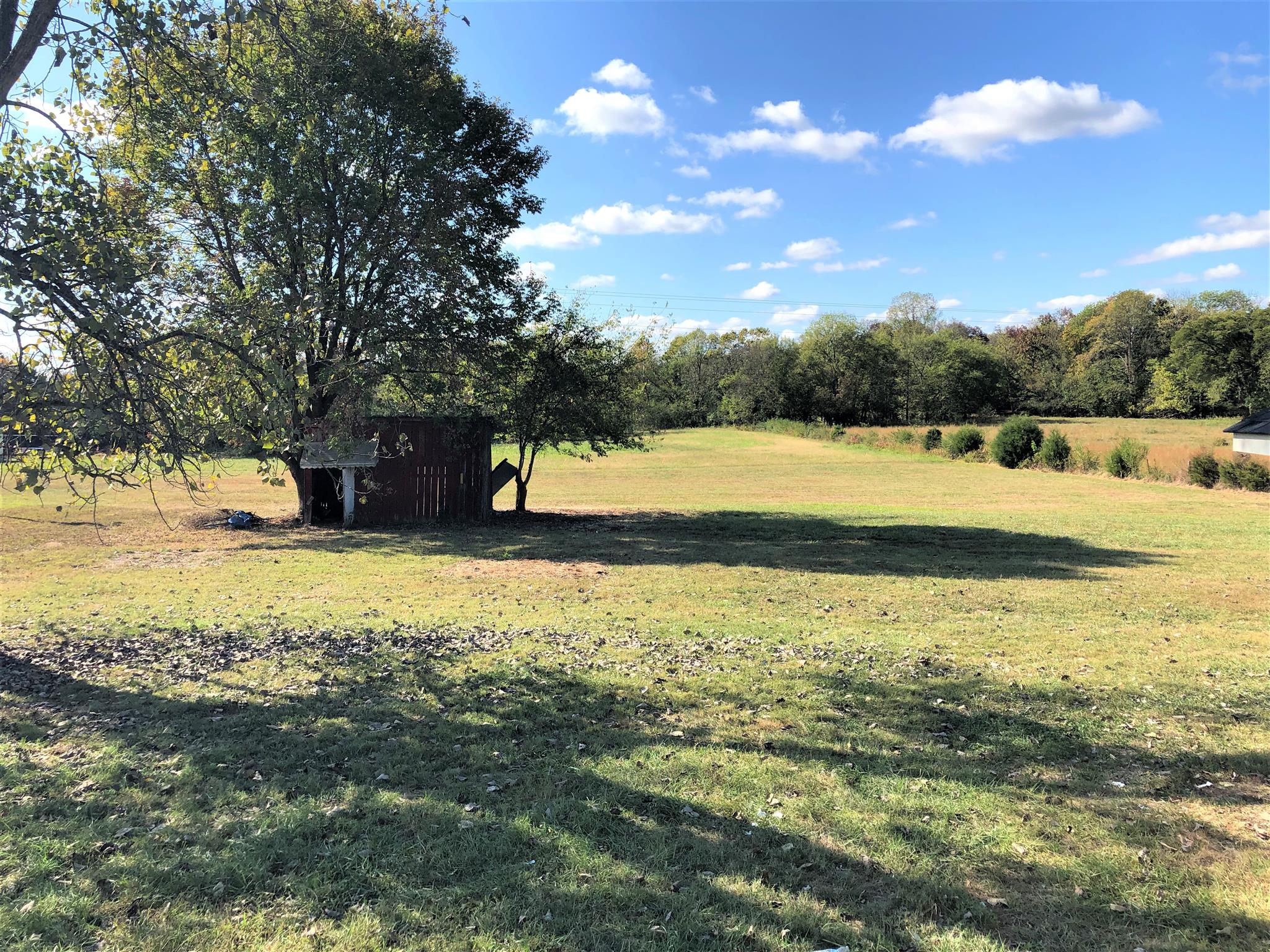 Large 2 acre tract with small barn that will be painted
