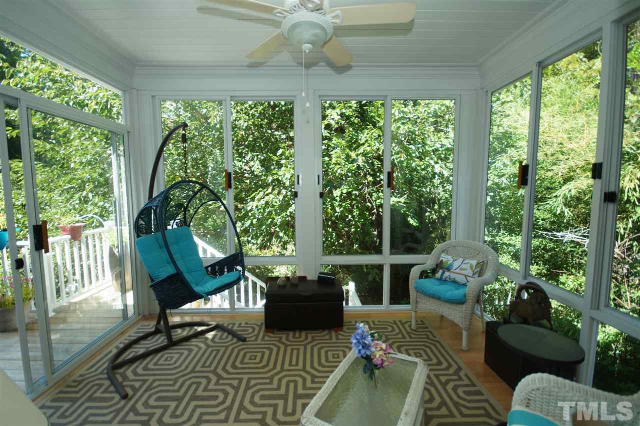1217 Weldon Place Raleigh, NC 27608 - Photo 20 of 24 a outdoor living space with furniture and garden view