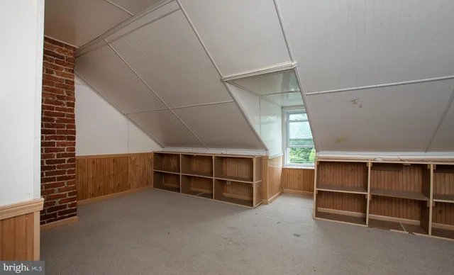 a view of a building with a window