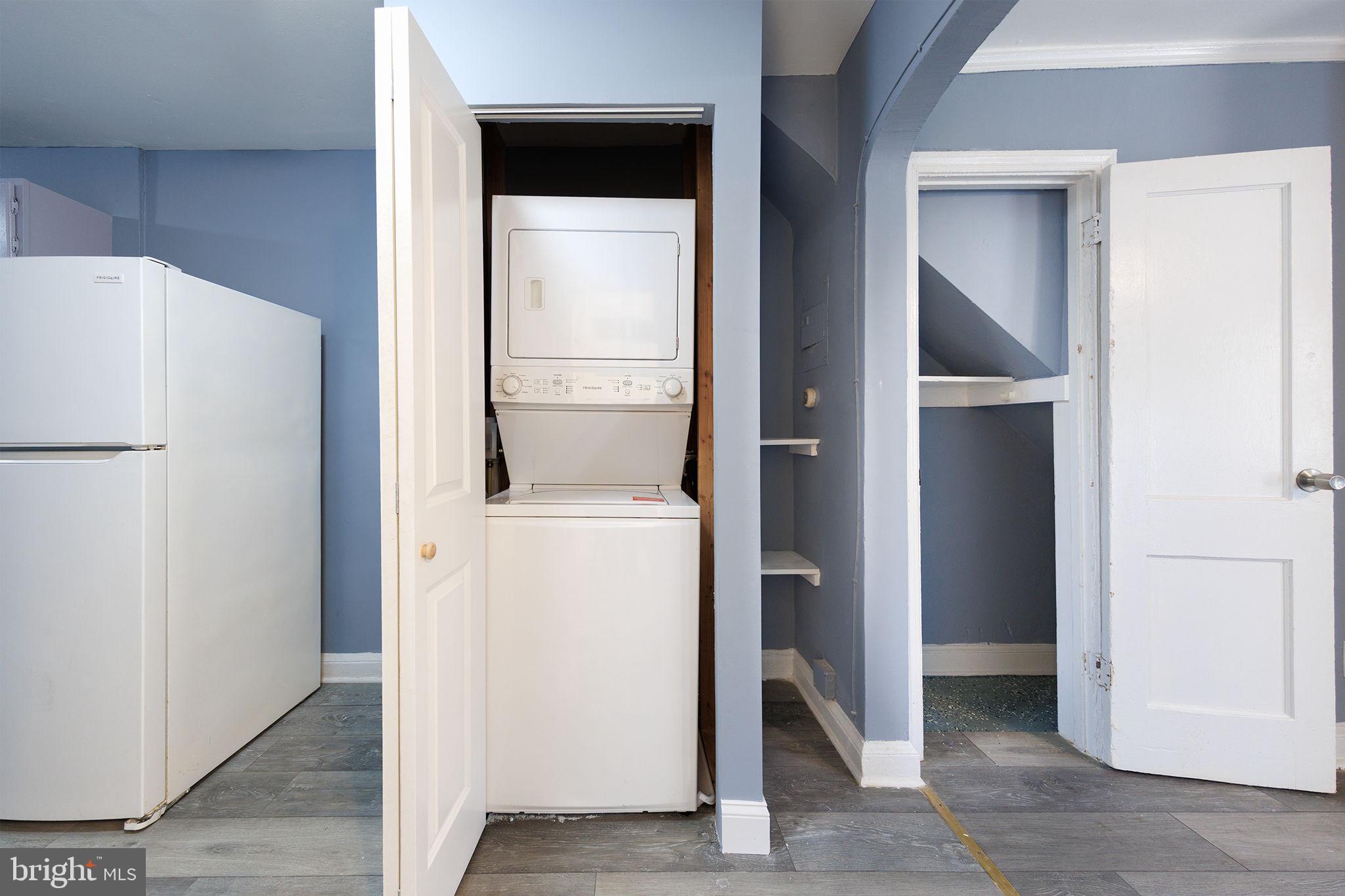 905 19th Street Northeast, Unit 1 Washington, DC 20002 - Photo 8 of 21 a view of hallway with washer and dryer