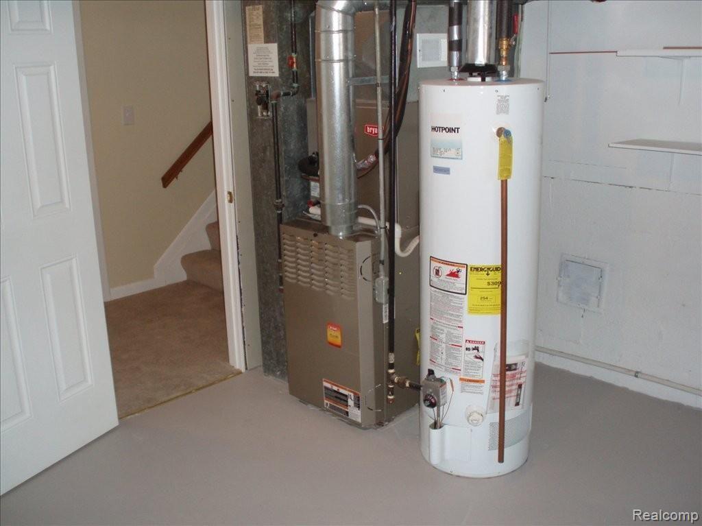 633 Millstone Drive Rochester, MI 48309 - Photo 13 of 17 furnace/storage area