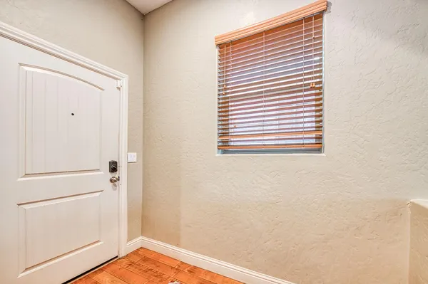 a view of an entryway with staircase