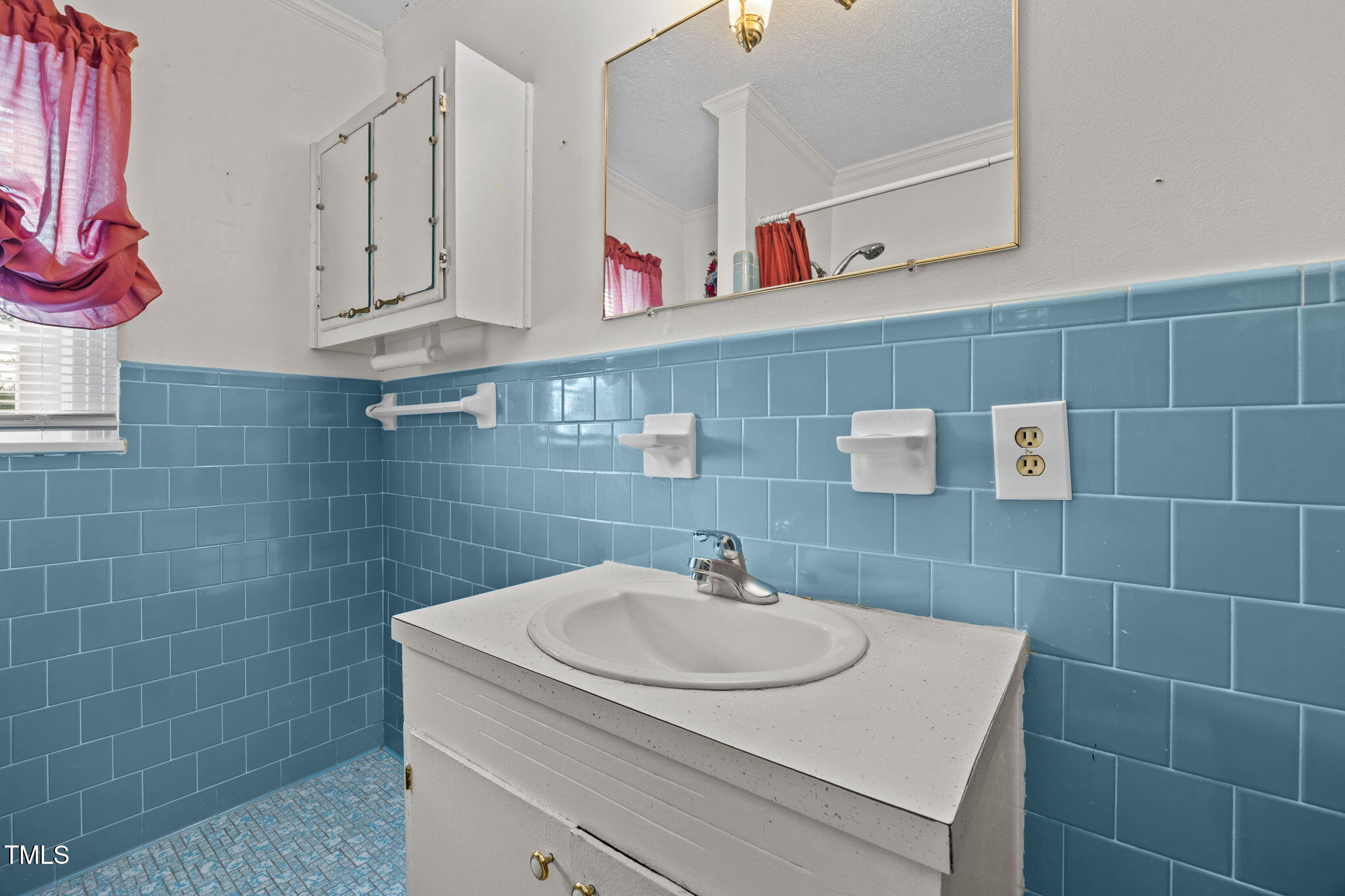 6590 Hassell Road Robersonville, NC 27871 - Photo 26 of 42 a bathroom with a sink and a mirror