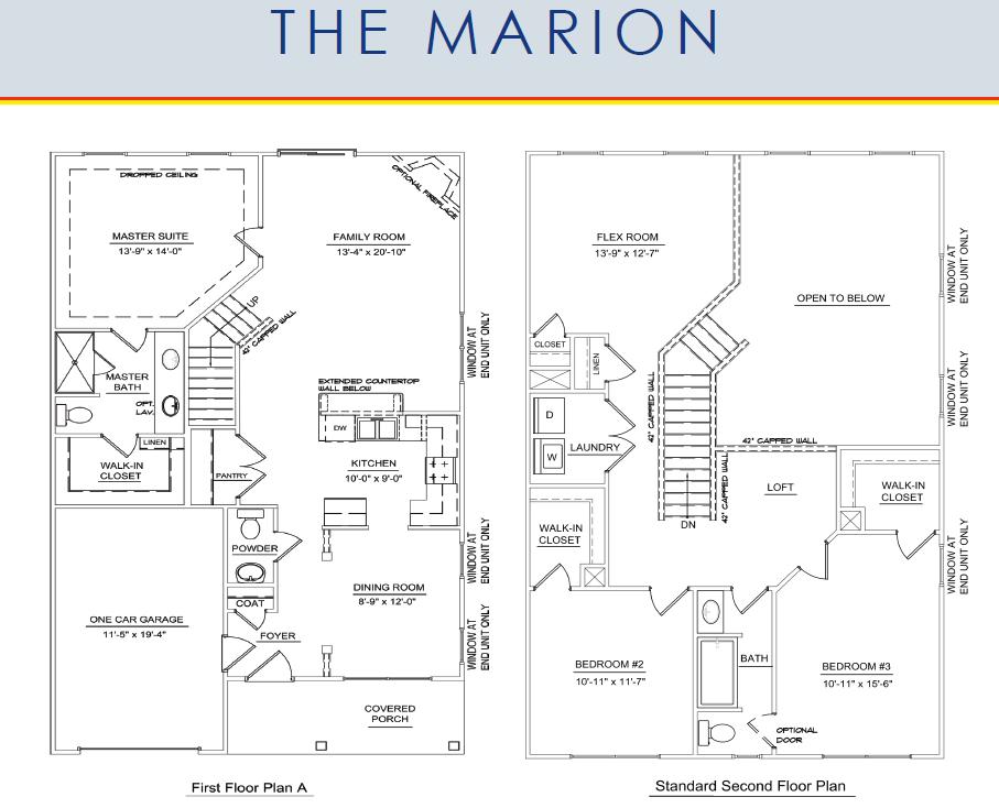 4854 Rocking Porch Lane Summerville, SC 29485 - Photo 29 of 29 Marion Floor Plan